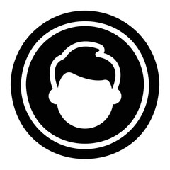 avatar glyph icon