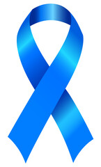 Blue Awareness Ribbon: Raising Awareness and Support for Various Causes Including Child Abuse, bullying, malaria, sex trafficking, rheumatism, and water safety.