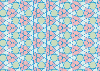 pattern seamless wallpaper design texture vector art decoration illustration floral geometric ornament decorative floral vintage color textile tile background element shape floral style repetition