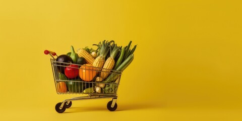 vegetables in a shopping bag, with Generative AI	