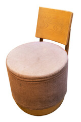 Circle brown armchair