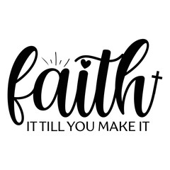 Christian typography illustration