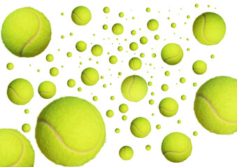 tennis ball seamless pattern isolated moving