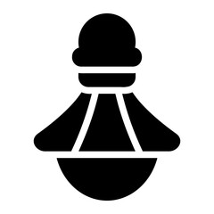light bulb glyph icon