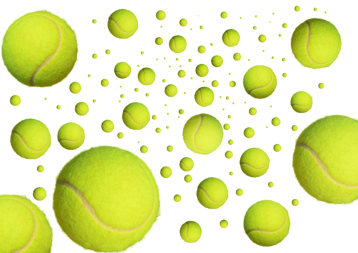 tennis ball seamless pattern isolated moving
