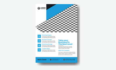 poster flyer pamphlet brochure cover design layout space for photo background, vector illustration template in A4 size.