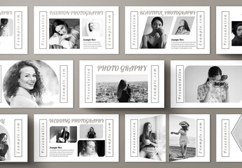 Photography Portfolio Business Presentation layout