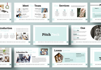 Pitch Deck Business Presentation Layout