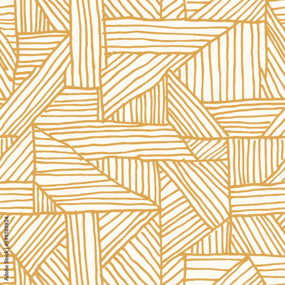 Poster seamless abstract hand drawn pattern