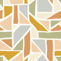 Seamless abstract hand drawn pattern - 599780928