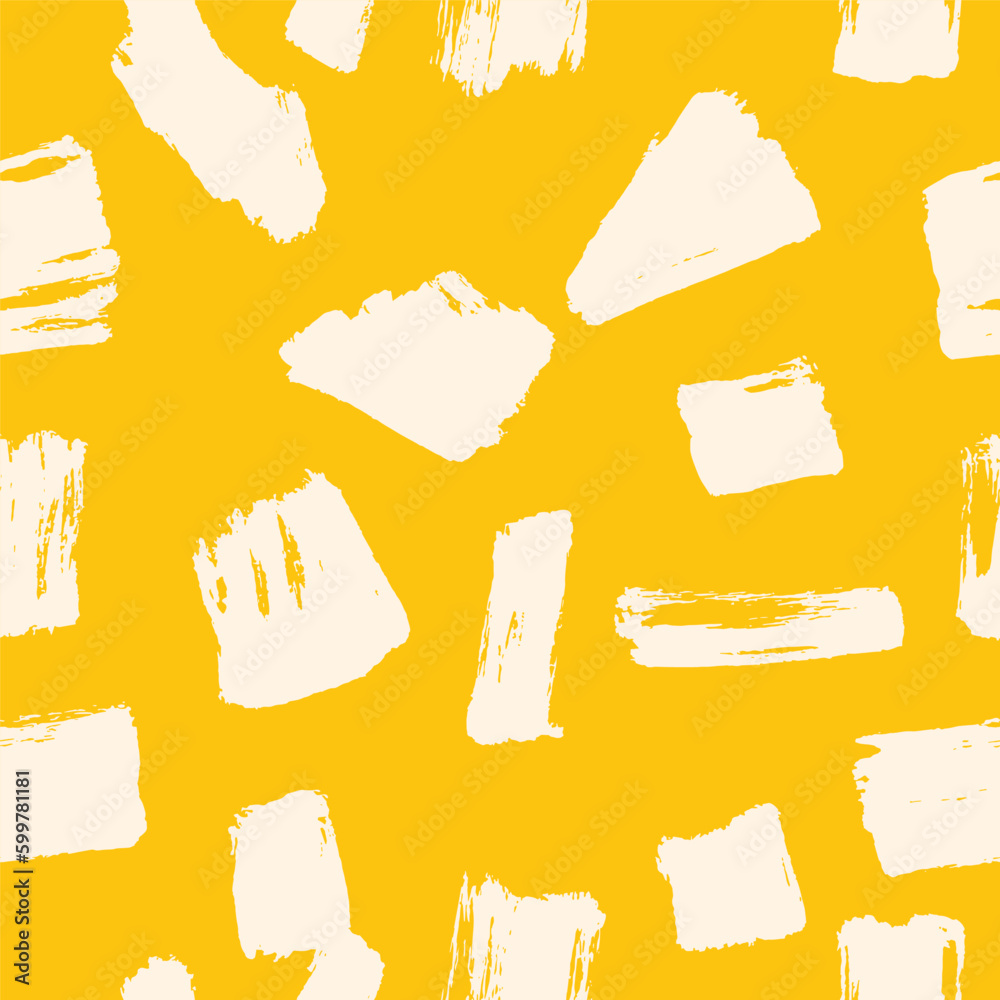 Aufkleber seamless abstract pattern with hand drawn stains