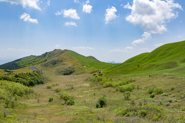 Obraz premium 北九州国定公園平尾台 広谷湿原 福岡県京都郡苅田町