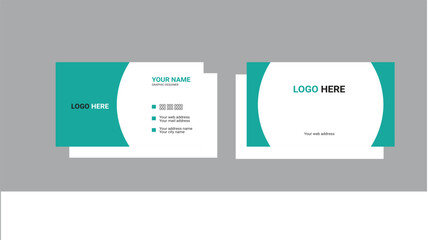 modern business card design . double sided business card design template . flat gradation business card inspiration.