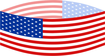 Fototapeta premium USA Flag04