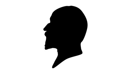 Edward VII silhouette