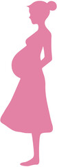 Mother  Day Pregnant Woman Silhouette lcon 