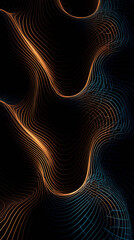 abstract lines background, created with generative ai tecnology.