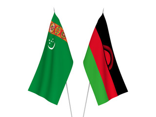 Turkmenistan and Malawi flags