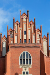 Gothic building of Nicolaus Copernicus University, Collegium Maius, Torun, Poland © mychadre77