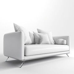 Modern Sofa, retro vantage armchairs cutouts single seat sofas