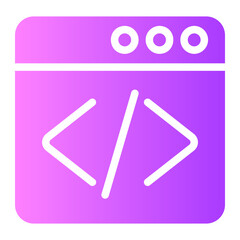 code glyph icon