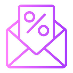 email gradient icon