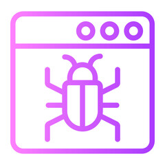 virus gradient icon