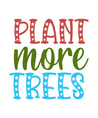 Earth day isolated typography design