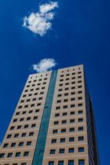 modern office building in the city