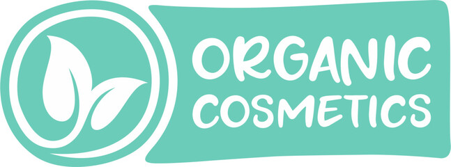 Organic cosmetics label, Vector health and beauty care logo vector, Hand drawn tags and elements for organic cosmetics, natural products