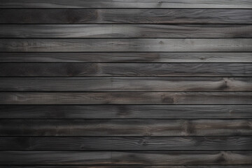 Obraz premium New dark gray wood with horizontal boards - wallpaper - texture