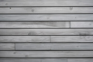 Obraz premium New light gray wood with horizontal boards - wallpaper - texture