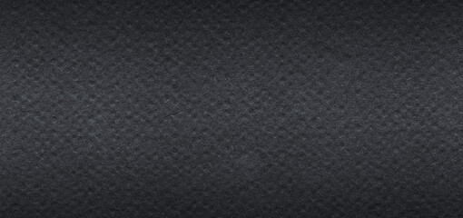 Panoramic black metal background and texture.