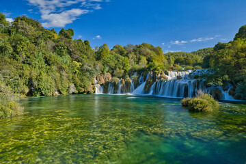 Nationalpark Krka in Kroatien - obrazy, fototapety, plakaty