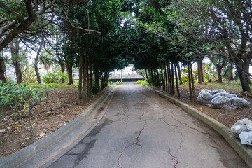 Wakasa seaside area in Okinawa island
