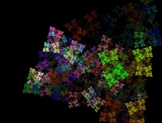 Imaginatory fractal abstract background Image