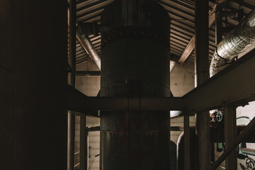 Old an rusty abandoned industrial factory, Lost Place