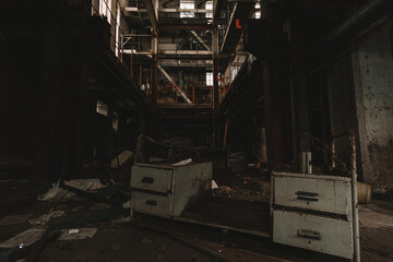 Old an rusty abandoned industrial factory, Lost Place