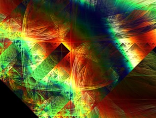 Imaginatory fractal abstract background Image