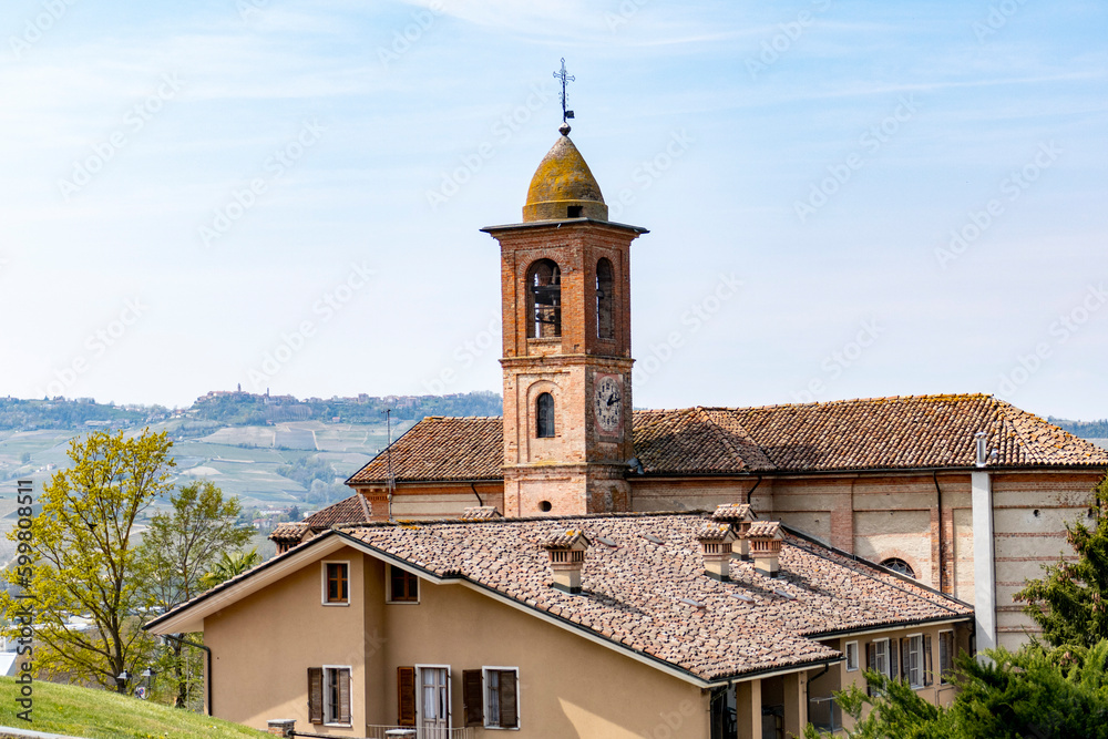 Sticker panorami delle langhe (piemonte)