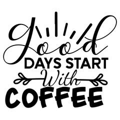 funny coffee lettering quote design