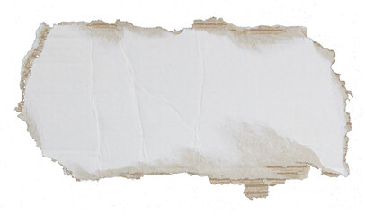 kraft corrugated paper on transparent background png file