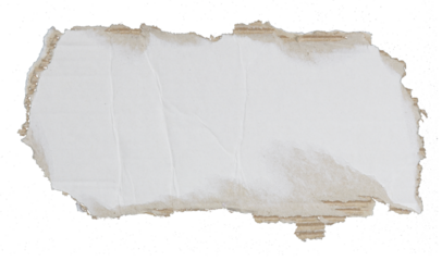 kraft corrugated paper on transparent background png file