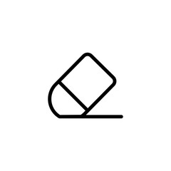 eraser sign symbol vector