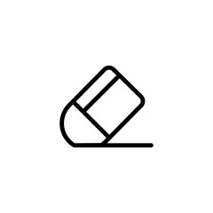 eraser sign symbol vector