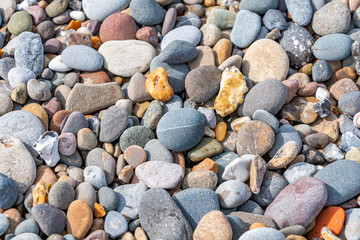 Wishing stone legend on the beach