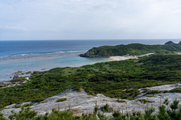 Un island newa the Tokashiki island, Okinawa - obrazy, fototapety, plakaty