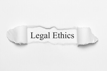 Legal Ethics	