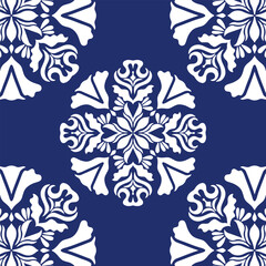 geometric cool abstract floral pattern
