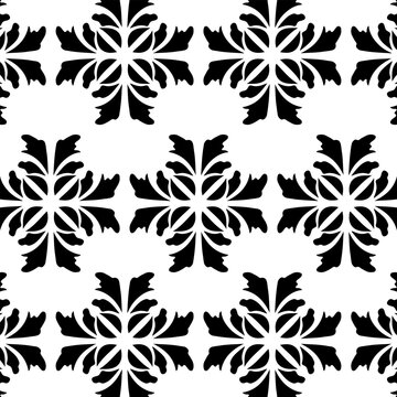 geometric cool abstract floral pattern